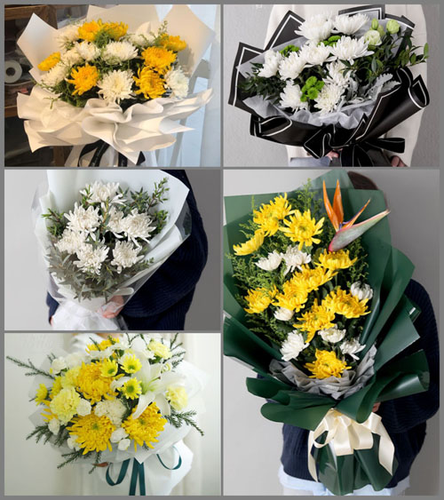 江苏南通启东市南阳镇秉章村白事花束代送